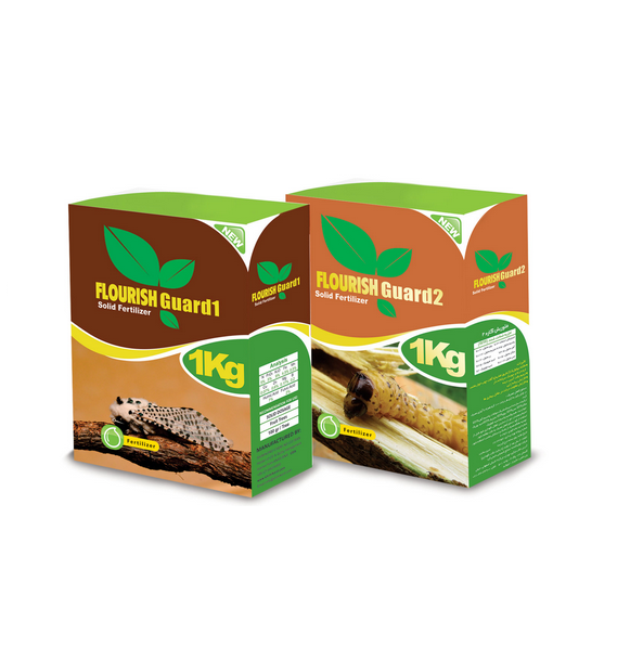 پکیج کود کنترل کننده کرم خراط و آفات چوبخوار (فلوریش گارد 1 و 2)
